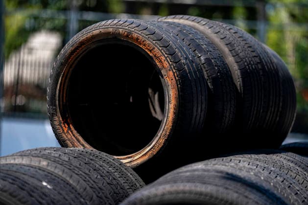 Tires are seen stacked as preparations continue for the Freedom 250 Grand Prix in Washington, DC on Wednesday, August 19, 2026. The Freedom 250 Grand Prix, taking place August 22-23, is the first auto race on the National Mall and features seven turns within a with a 1.66 mile course around Washington s landmarks.  WAP20260819342 BONNIExCASH  imago images 0864500150 IMAGO BONNIExCASH