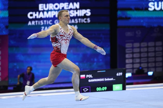 Zagreb, 19.08.2026. - 37TH EUROPEAN MEN™S ARTISTIC GYMNASTICS Men s Artistic Gymnastics Qualification SENIORS 639 GAWRONSKI Sebastian (POL) 37th European Men™s Artistic Gymnastics  20AG2791.JPG