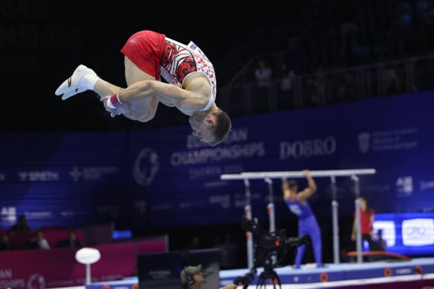 Zagreb, 19.08.2026. - 37TH EUROPEAN MEN™S ARTISTIC GYMNASTICS Men s Artistic Gymnastics Qualification SENIORS 639 GAWRONSKI Sebastian (POL) 37th European Men™s Artistic Gymnastics  20AG2814.JPG