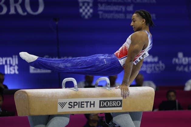 Zagreb, 19.08.2026. - 37TH EUROPEAN MEN™S ARTISTIC GYMNASTICS Men s Artistic Gymnastics Qualification SENIORS 562 TRAORE-MALATRE Leeroy (FRA) 37th European Men™s Artistic Gymnastics  20AG3127.JPG