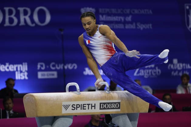 Zagreb, 19.08.2026. - 37TH EUROPEAN MEN™S ARTISTIC GYMNASTICS Men s Artistic Gymnastics Qualification SENIORS 562 TRAORE-MALATRE Leeroy (FRA) 37th European Men™s Artistic Gymnastics  20AG3172.JPG
