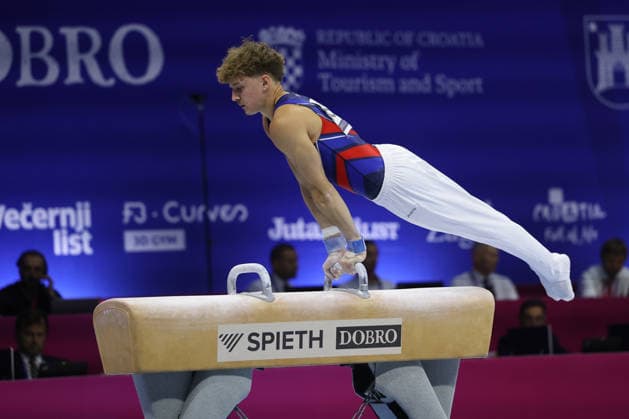 Zagreb, 19.08.2026. - 37TH EUROPEAN MEN™S ARTISTIC GYMNASTICS Men s Artistic Gymnastics Qualification SENIORS 565 OSBERGER Benjamin (FRA) 37th European Men™s Artistic Gymnastics  20AG3250.JPG