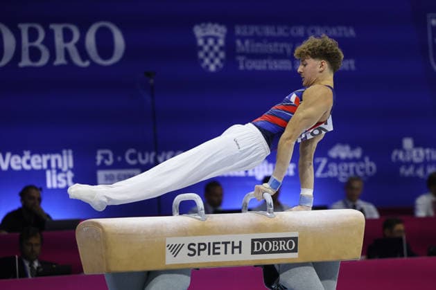 Zagreb, 19.08.2026. - 37TH EUROPEAN MEN™S ARTISTIC GYMNASTICS Men s Artistic Gymnastics Qualification SENIORS 565 OSBERGER Benjamin (FRA) 37th European Men™s Artistic Gymnastics  20AG3267.JPG