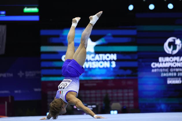 Zagreb, 19.08.2026. - 37TH EUROPEAN MEN™S ARTISTIC GYMNASTICS Men s Artistic Gymnastics Qualification SENIORS 617 SPERANZA Simone (ITA) 37th European Men™s Artistic Gymnastics  20AG3681.JPG