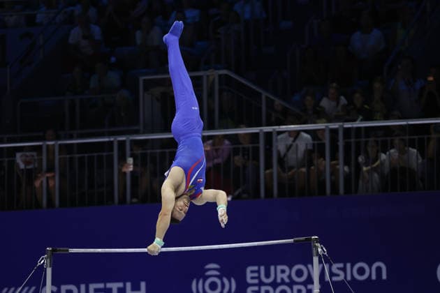 Zagreb, 19.08.2026. - 37TH EUROPEAN MEN™S ARTISTIC GYMNASTICS Men s Artistic Gymnastics Qualification SENIORS 530 SRBIC Tin (CRO) 37th European Men™s Artistic Gymnastics  20AG4051.JPG