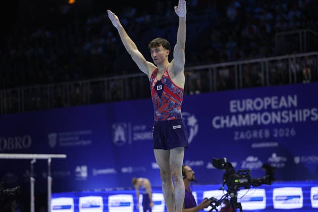 Zagreb, 19.08.2026. - 37TH EUROPEAN MEN™S ARTISTIC GYMNASTICS Men s Artistic Gymnastics Qualification SENIORS 510 MATIEV Askhab (AUT) 37th European Men™s Artistic Gymnastics  20AG4151.JPG
