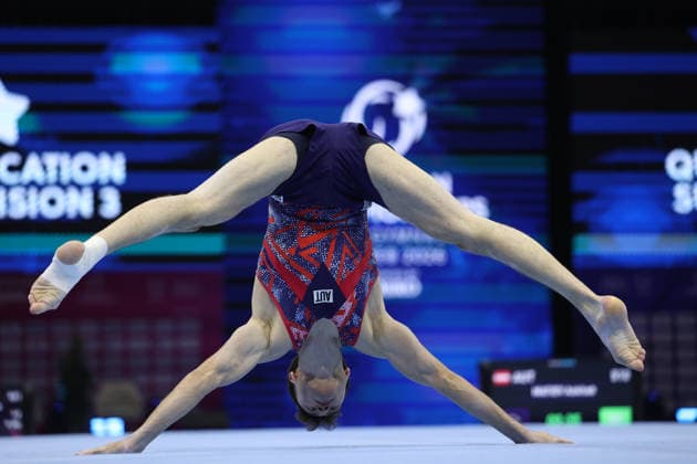 Zagreb, 19.08.2026. - 37TH EUROPEAN MEN™S ARTISTIC GYMNASTICS Men s Artistic Gymnastics Qualification SENIORS 510 MATIEV Askhab (AUT) 37th European Men™s Artistic Gymnastics  20AG4192.JPG