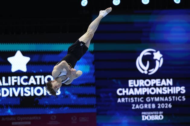 Zagreb, 19.08.2026. - 37TH EUROPEAN MEN™S ARTISTIC GYMNASTICS Men s Artistic Gymnastics Qualification SENIORS 580 KUNZ Alexander (GER) 37th European Men™s Artistic Gymnastics  20AG4251.JPG