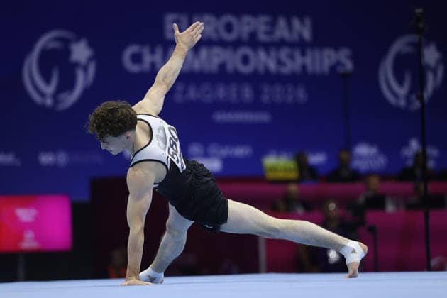 Zagreb, 19.08.2026. - 37TH EUROPEAN MEN™S ARTISTIC GYMNASTICS Men s Artistic Gymnastics Qualification SENIORS 580 KUNZ Alexander (GER) 37th European Men™s Artistic Gymnastics  20AG4312.JPG
