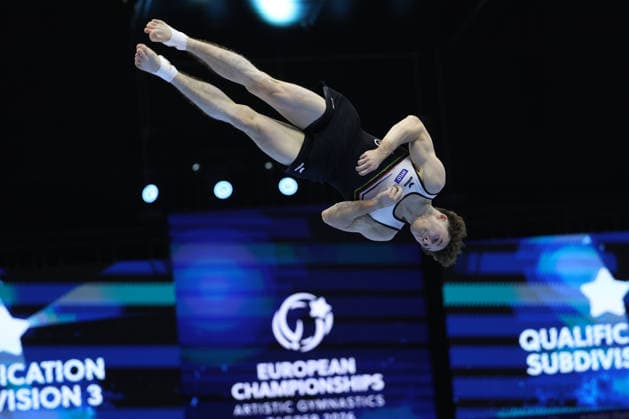 Zagreb, 19.08.2026. - 37TH EUROPEAN MEN™S ARTISTIC GYMNASTICS Men s Artistic Gymnastics Qualification SENIORS 580 KUNZ Alexander (GER) 37th European Men™s Artistic Gymnastics  20AG4380.JPG
