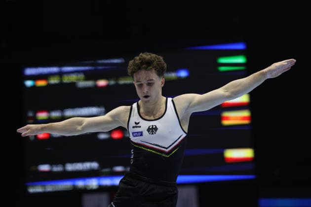 Zagreb, 19.08.2026. - 37TH EUROPEAN MEN™S ARTISTIC GYMNASTICS Men s Artistic Gymnastics Qualification SENIORS 580 KUNZ Alexander (GER) 37th European Men™s Artistic Gymnastics  20AG4392.JPG