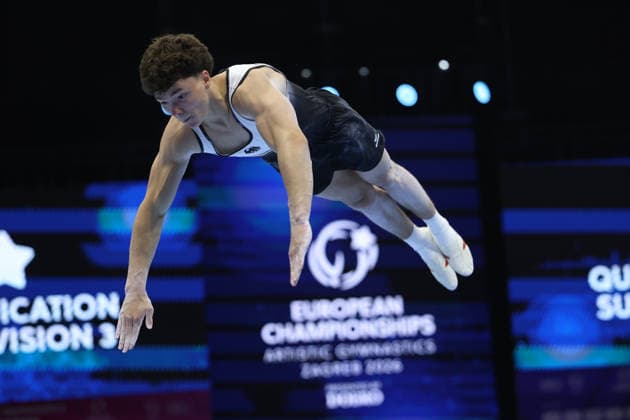 Zagreb, 19.08.2026. - 37TH EUROPEAN MEN™S ARTISTIC GYMNASTICS Men s Artistic Gymnastics Qualification SENIORS 581 STELMAKH Radomyr (GER) 37th European Men™s Artistic Gymnastics  20AG4669.JPG