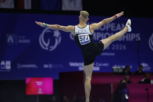 Zagreb, 19.08.2026. - 37TH EUROPEAN MEN™S ARTISTIC GYMNASTICS Men s Artistic Gymnastics Qualification SENIORS 577 KOCHAN Lucas (GER) 37th European Men™s Artistic Gymnastics  20AG5043.JPG