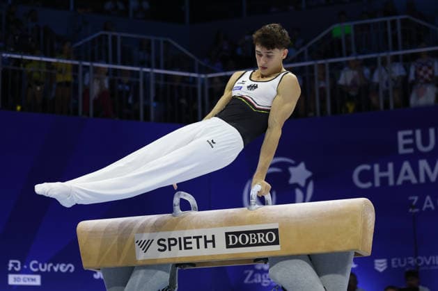Zagreb, 19.08.2026. - 37TH EUROPEAN MEN™S ARTISTIC GYMNASTICS Men s Artistic Gymnastics Qualification SENIORS 578 EDER Timo (GER) 37th European Men™s Artistic Gymnastics  20AG6333.JPG