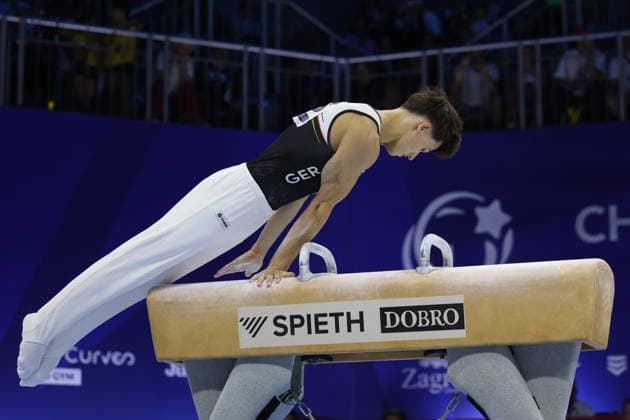 Zagreb, 19.08.2026. - 37TH EUROPEAN MEN™S ARTISTIC GYMNASTICS Men s Artistic Gymnastics Qualification SENIORS 578 EDER Timo (GER) 37th European Men™s Artistic Gymnastics  20AG6343.JPG