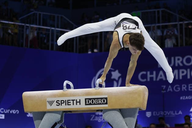 Zagreb, 19.08.2026. - 37TH EUROPEAN MEN™S ARTISTIC GYMNASTICS Men s Artistic Gymnastics Qualification SENIORS 578 EDER Timo (GER) 37th European Men™s Artistic Gymnastics  20AG6368.JPG