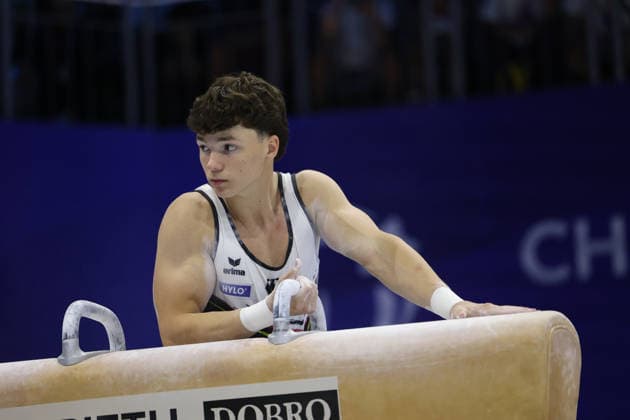 Zagreb, 19.08.2026. - 37TH EUROPEAN MEN™S ARTISTIC GYMNASTICS Men s Artistic Gymnastics Qualification SENIORS 581 STELMAKH Radomyr (GER) 37th European Men™s Artistic Gymnastics  20AG6490.JPG