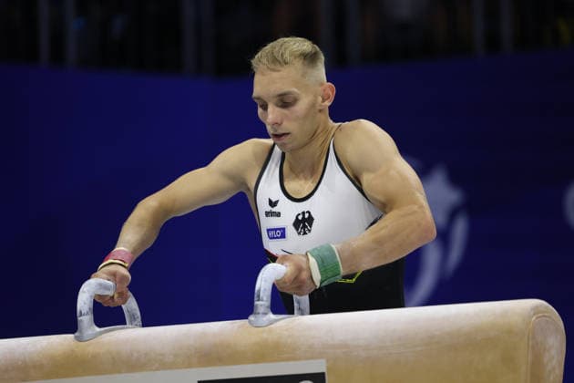 Zagreb, 19.08.2026. - 37TH EUROPEAN MEN™S ARTISTIC GYMNASTICS Men s Artistic Gymnastics Qualification SENIORS 577 KOCHAN Lucas (GER) 37th European Men™s Artistic Gymnastics  20AG6617.JPG