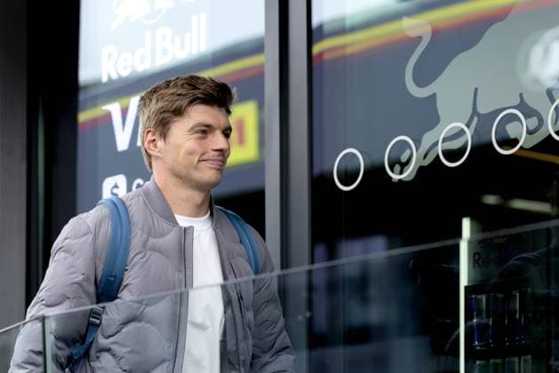 ZANDVOORT - Max Verstappen (Red Bull Racing) arrives at the Zandvoort Circuit ahead of the Dutch F1 Grand Prix. SANDER KONING ANP xVIxANPxSportx xxANPxIVx 565858383 originalFilename: 565858383.jpg