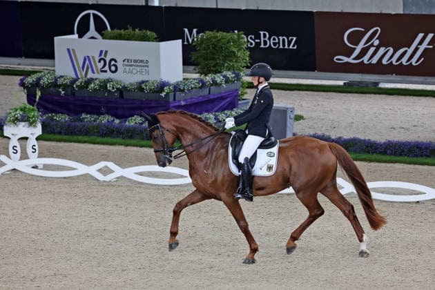 Anna-Lena Niehues (GER, Deutschland, Germany) - Grade IV - mit Pferd Vive l™Amour, , , Para Grand Prix A Individual Final & First Individual Qualifier for the Grand Prix Freestyle Prize of StädteRegion Aachen, Dressur, FEI Para Dressage World Championship, WM, Weltmeisterschaft 2026, FEI Para Dressur Weltmeisterschaft Aachen 2026, Para, körperlichen Einschränkungen oder Sehbehinderungen, Fünf Startklassen (Grade I bis V) sorgen für faire Vergleiche je nach Grad der körperlichen Funktionseinschränkung, Die Para-Dressur ist der einzige paralympische Reitsportart, AACHEN - FEI World Championships 2026, Weltfest des Pferdesports, Reitsport Weltmeisterschaft 2026, Aachen 2026, Welcome Home 2026, Aachener Soers, 11. bis 23. August 2026, Reitsport, 20.08.2026, Aachen Aachener Soers Deutschland *** Anna Lena Niehues GER, Germany, Grade IV with horse Vive l’Amour, , , Para Grand Prix A Individual Final, First Individual Qualifier for the Grand Prix Freestyle Prize of StädteRegion Aachen, Dressage, 2026 FEI Para Dressage World Championship, FEI Para Dressage World Championships Aachen 2026, Para, physical limitations or visual impairments, five competition classes (Grades I through V) ensure fair competition based on the degree of physical functional limitation, Para Dressage is the only Paralympic equestrian sport, AACHEN FEI World Championships 2026, World Equestrian Festival, 2026 Equestrian World Championships, Aachen 2026, Welcome Home 2026, Aachen Soers, August 11–23, 2026, Equestrian Sports, August 20, 2026, Aachen Soers, Germany