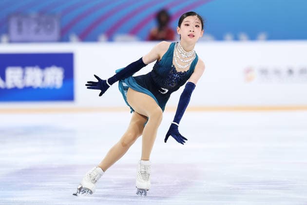 XI AN, CHINA - AUGUST 20: Jin Chenxi of China competes in the women s short program during the 2026 ISU Junior Grand Prix of Figure skating, Eiskunstlauf Xi an on August 20, 2026 in Xi an, Shaanxi Province of China.  Copyright: xVCGx 111661043394