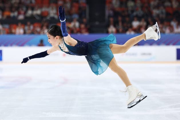 XI AN, CHINA - AUGUST 20: Jin Chenxi of China competes in the women s short program during the 2026 ISU Junior Grand Prix of Figure skating, Eiskunstlauf Xi an on August 20, 2026 in Xi an, Shaanxi Province of China.  Copyright: xVCGx 111661043403