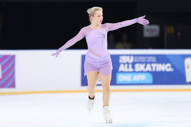 XI AN, CHINA - AUGUST 20: Chiara Minighini of Italy competes in the women s short program during the 2026 ISU Junior Grand Prix of Figure skating, Eiskunstlauf Xi an on August 20, 2026 in Xi an, Shaanxi Province of China.  Copyright: xVCGx 111661045673
