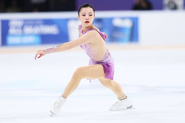 XI AN, CHINA - AUGUST 20: Violet Zhiyan Ee competes in the ladies short program during the ISU Junior Grand Prix of Figure skating, Eiskunstlauf Xi an 2026 on August 20, 2026 in Xi an, Shaanxi Province of China.  Copyright: xVCGx 111661046468