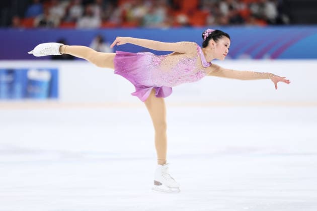 XI AN, CHINA - AUGUST 20: Violet Zhiyan Ee competes in the ladies short program during the ISU Junior Grand Prix of Figure skating, Eiskunstlauf 2026 Xi an on August 20, 2026 in Xi an, Shaanxi Province of China.  Copyright: xVCGx 111661046469
