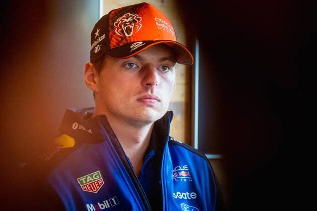 ZANDVOORT, 20-08-2026, Circuit Zandvoort , Formula 1 Heineken Dutch Grand Prix 2026 Thursday , Max Verstappen during the press conference, PK, Pressekonferenz in the Red Bull Energy Home taling about his Contract Extension, Four more years of Full send. Formula 1 Dutch Grand Prix 2026 Thursday  x205867206x Copyright:
