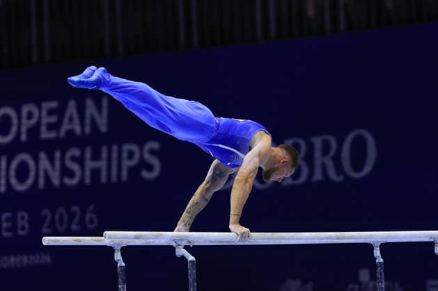 Zagreb, 19.08.2026. - 37TH EUROPEAN MEN™S ARTISTIC GYMNASTICS Men s Artistic Gymnastics Qualification SENIORS 534 KOVTUN Illia (CRO) 37th European Men™s Artistic Gymnastics  2S6A8591.JPG