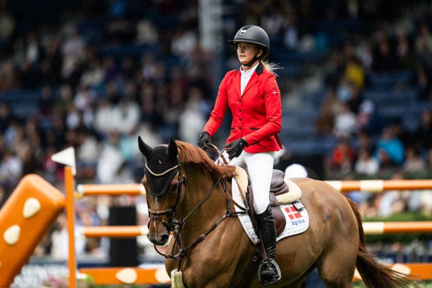 260820 Laura Baaring Kjaergaard of Denmark with horse Qarisma van t Roosakker compete in the team and individual jumping qualifier round two during day 10 of the 2026 FEI World Championshipson August 20, 2026 in Aachen. Photo: Emma Wallskog BILDBYRAN kod EW EW0692 ridsport equestrian rid-vm 2026 2026 fei world championships bbeng ridsport-vm hoppning jumping *** August 20, 2026: Laura Baaring Kjaergaard of Denmark, riding Qarisma van t Roosakker, competed in the second round of the team and individual show jumping qualifiers on Day 10 of the 2026 FEI World Championships on August 20, 2026 in Aachen. Photo by Emma Wallskog. BILDBYRAN code EW EW0692 equestrian sports 2026 World Championships 2026 FEI World Championships BBENG equestrian sports World Championships show jumping  Copyright: EMMAxWALLSKOG BB260820EW038