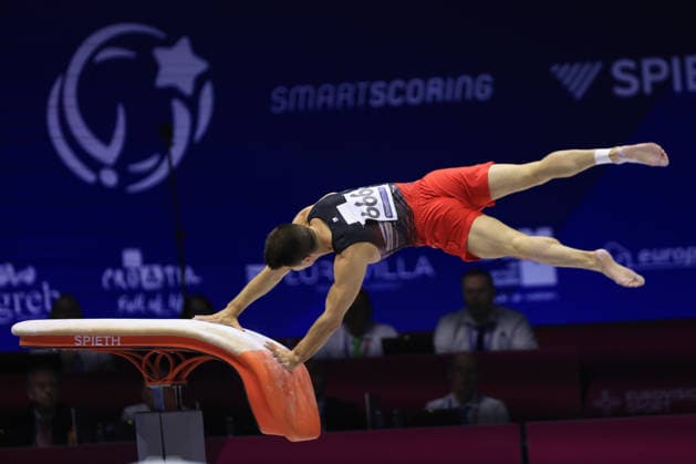 Zagreb, 19.08.2026. - 37TH EUROPEAN MEN™S ARTISTIC GYMNASTICS Men s Artistic Gymnastics Qualification SENIORS 666 MURABITO Luca (SUI) 37th European Men™s Artistic Gymnastics  2S6A8899.JPG