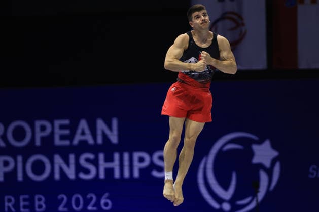 Zagreb, 19.08.2026. - 37TH EUROPEAN MEN™S ARTISTIC GYMNASTICS Men s Artistic Gymnastics Qualification SENIORS 666 MURABITO Luca (SUI) 37th European Men™s Artistic Gymnastics  2S6A8905.JPG