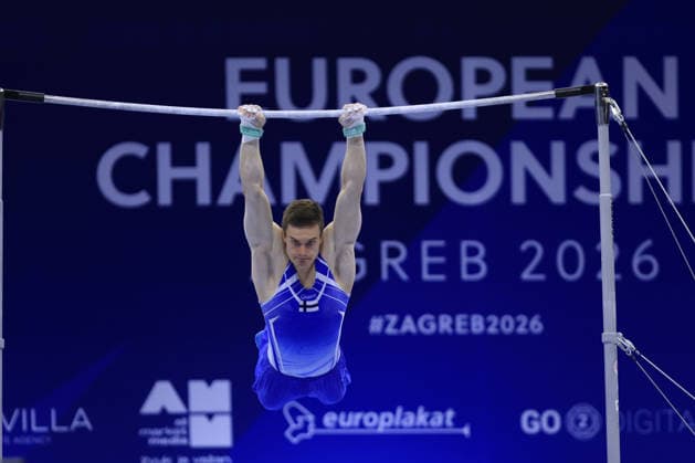 Zagreb, 19.08.2026. - 37TH EUROPEAN MEN™S ARTISTIC GYMNASTICS Men s Artistic Gymnastics Qualification SENIORS 555 KOSKI Elias (FIN) 37th European Men™s Artistic Gymnastics  2S6A8967.JPG