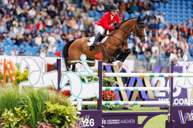 AACHEN - FEI World Championships 2026, AACHEN - FEI World Championships 2026 HINNERS Sophie (GER), Iron Dames Singclair Kiss and Cry FEI Jumping World Championship, WM, Weltmeisterschaft Second Competition Team Final & Second Individual Qualifier Mercedes-Benz Prize Aachen, Reitstadion Soers 20. August 2026 - *** 2026 FEI World Championships in Aachen, AACHEN FEI World Championships 2026 Sophie HINNERS (GER), Iron Dames Singclair Kiss and Cry FEI Jumping World Championship Second Competition Team Final Second Individual Qualifier Mercedes-Benz Prize Aachen, Soers Equestrian Stadium, August 20, 2026