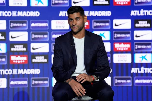 Atletico de Madrid s new player Cristian Cuti Romero. Atletico de Madrid s new player Cristian Cuti Romero during his official presentation. August 20, 2026. (ALTERPHOTOS Acero) MadridSpain  Copyright: xAcerox