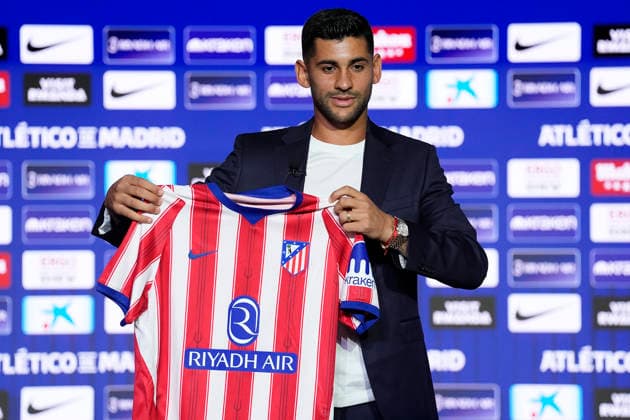 Atletico de Madrid s new player Cristian Cuti Romero. Atletico de Madrid s new player Cristian Cuti Romero during his official presentation. August 20, 2026. (ALTERPHOTOS Acero) MadridSpain  Copyright: xAcerox