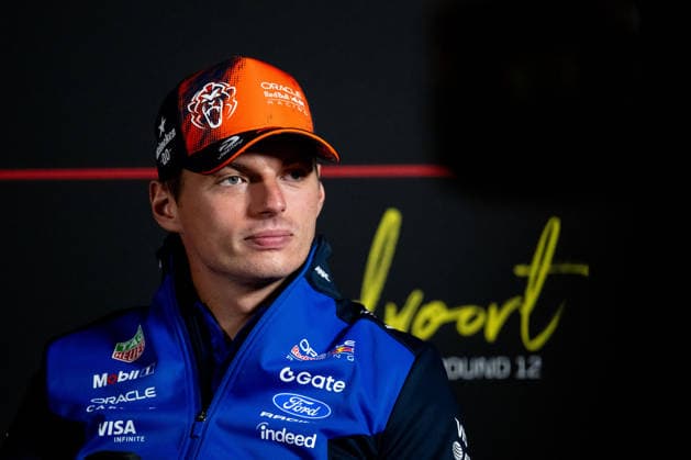 20.08.2026, NED, Motorsport, FIA Formel 1 Weltmeisterschaft, Media Day, Saison 2026, Circuit Zandvoort, Großer Preis der Niederlande Max Verstappen ( Oracle Red Bull Racing, Niederlande, 03 ) in der Pressekonferenz, Zandvoort Mascot Circuit Zandvoort Holland Niederlande *** August 20, 2026, NED, Motorsports, FIA Formula 1 World Championship, Media Day, 2026 Season, Circuit Zandvoort, Dutch Grand Prix, Max Verstappen, Oracle Red Bull Racing, Netherlands, 03 at the press conference, Zandvoort Mascot, Circuit Zandvoort, Holland, Netherlands Copyright: xNordphoto Memmlerx