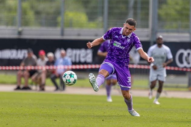 Ingolstadt, Deutschland 20. August 2026: Testspiel - 2026 2027 - FC Ingolstadt 04 gegen BSG Chemie Leipzig Im Bild: Ognjen Drakulic (FCI) Audi Sportpark Bayern *** Ingolstadt, Germany, August 20, 2026 Friendly Match 2026–2027: FC Ingolstadt 04 vs. BSG Chemie Leipzig. Pictured: Ognjen Drakulic, FCI, Audi Sportpark Bayern Copyright: xFotostandx xSchäferx