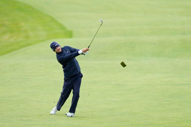 BALMEDIE, SCOTLAND - AUG 20: Yannik Paul (GER) plays from the tenth fairway during Round 1 at the 2026 Nexo Championship at the Trump International Golf Links, Balmedie on August 20, 2026 in Aberdeenshire, Scotland The 2026 Nexo Championship