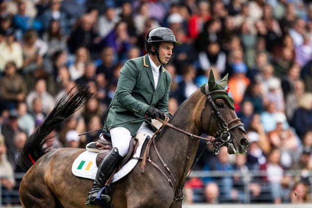 260820 Cian O Connor of Ireland with horse Chatolinue compete in the team and individual jumping qualifier round two during day 10 of the 2026 FEI World Championshipson August 20, 2026 in Aachen. Photo: Emma Wallskog BILDBYRAN kod EW EW0692 ridsport equestrian rid-vm 2026 2026 fei world championships bbeng ridsport-vm hoppning jumping *** August 20, 2026: Cian O’Connor of Ireland, riding Chatolinue, competed in the second round of the team and individual show jumping qualifiers on Day 10 of the 2026 FEI World Championships in Aachen. 2026 in Aachen. Photo: Emma Wallskog. BILDBYRAN code: EW EW0692. equestrian sports, 2026 World Championships, 2026 FEI World Championships, BBENG, equestrian World Championships, show jumping  Copyright: EMMAxWALLSKOG BB260820EW070