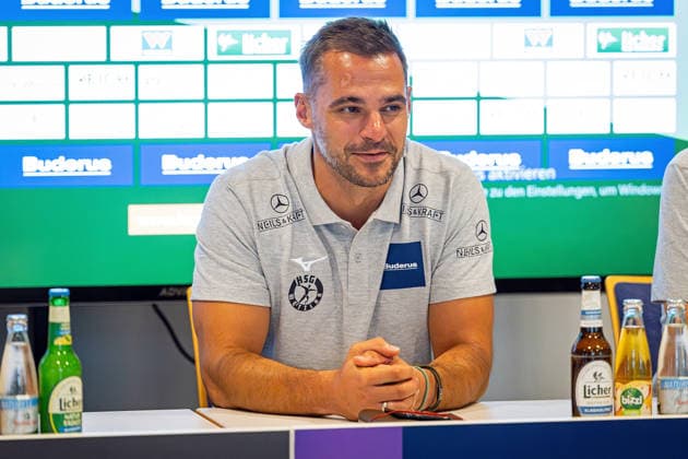 20.08.2026, xovx, Handball Opel Handball Bundesliga, HSG Wetzlar - Pressekonferenz zum Saisonauftakt 2026 2027 Sportdirektor Michael Allendorf (HSG Wetzlar) Wetzlar Buderus-Arena Hessen Deutschland (DE) *** August 20, 2026, xovx, Opel Handball Bundesliga, HSG Wetzlar Press Conference for the Start of the 2026–2027 Season, Sports Director Michael Allendorf, HSG Wetzlar, Wetzlar, Buderus Arena, Hesse, Germany, DE