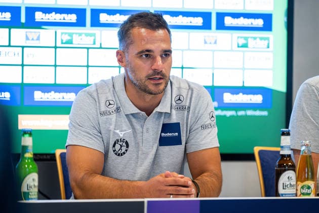 20.08.2026, xovx, Handball Opel Handball Bundesliga, HSG Wetzlar - Pressekonferenz zum Saisonauftakt 2026 2027 Sportdirektor Michael Allendorf (HSG Wetzlar) Wetzlar Buderus-Arena Hessen Deutschland (DE) *** August 20, 2026, xovx, Opel Handball Bundesliga, HSG Wetzlar Press Conference for the Start of the 2026–2027 Season, Sports Director Michael Allendorf, HSG Wetzlar, Wetzlar, Buderus Arena, Hesse, Germany, DE