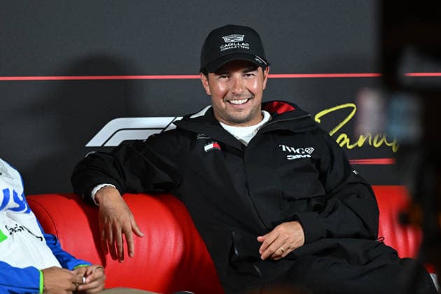 August 20, 2026, Zandvoort, North Holland, Netherlands: SERGIO PEREZ (MEX) of Cadillac F1 Team 11 at the FIA press conference, PK, Pressekonferenz in the media center on Media Day of the Formula 1 Dutch Grand Prix. Zandvoort Netherlands - ZUMAb177 20260820_aap_b177_008 Copyright: xTaidghxBarronx