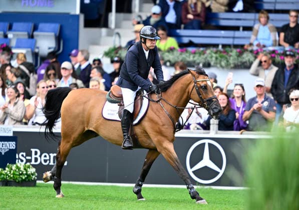 AACHEN, GERMANY 20260820 Geir Gulliksen, Norway, on the horse Iceland V G river at Thursday s show jumping, team final, during the Equestrian World Championships in Aachen. *** The image is included in the SPORTS PACKAGE. For others PAID IMAGE ** AACHEN GERMANY x10050x *** AACHEN, GERMANY 20260820 Geir Gulliksen of Norway, riding Iceland V G River, at Thursday’s show jumping team final during the Equestrian World Championships in Aachen *** The image is included in the SPORTS PACKAGE. For other uses, PAID IMAGE ** AACHEN, GERMANY x10050x  Copyright: xPontusxLundahl TTx EQUESTRIAN WORLD CHAMPIONSHIP 2026