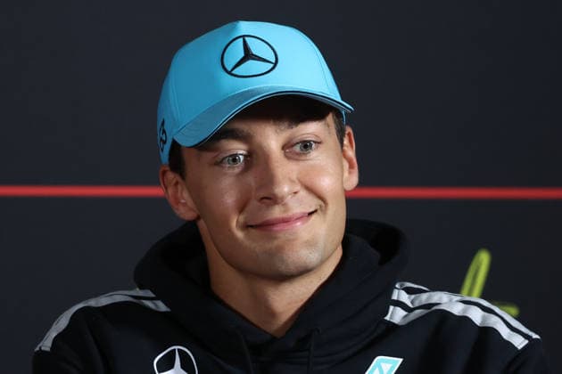 F1 Grand Prix Of The Netherlands 2026 Previews George Russell of Mercedes during the press conference, PK, Pressekonferenz ahead of the Formula 1 Grand Prix of The Netherlands at Circuit Zandvoort in Zandvoort, Netherlands on August 29, 2025. Zandvoort Netherlands  Copyright: xJakubxPorzyckix originalFilename:porzycki-f1grandp260820_np3uy.jpg
