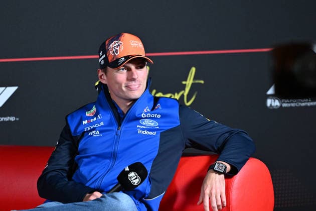 August 20, 2026, Zandvoort, North Holland, Netherlands: MAX VERSTAPPEN (NED) of Oracle Red Bull Racing 3 at the FIA press conference, PK, Pressekonferenz after announcing his contract extensions with Red Bull in the media center on Media Day of the Formula 1 Dutch Grand Prix. Zandvoort Netherlands - ZUMAb177 20260820_aap_b177_036 Copyright: xTaidghxBarronx