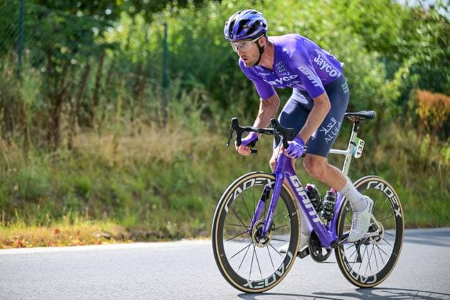 Australian Luke Durbridge of Team Jayco-AIUIa is pictured in action during stage two of the Renewi Tour multi-stage cycling race, from Blankenberge to Ardooie (191,3 km) on Thursday 20 August 2026. The five-day race takes place from 19 to 23 08. DAVIDxPINTENS  x183835548x