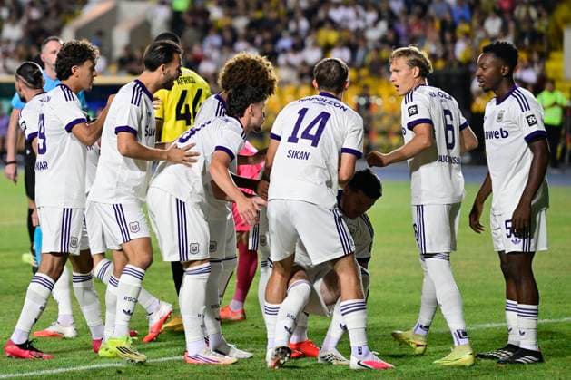 Kairat Almaty v RSC Anderlecht - UEFA Europa League ALMATY, KAZACHSTAN - AUGUST 20 : during the UEFA Europa League 2026 27 play-off round first leg between Kairat Almaty and RSC Anderlecht on August 20, 2026 in Almaty, Kazachstan, 20 08 2026 Almaty Kazachstan  Copyright: xJanxDexMeuleneirx